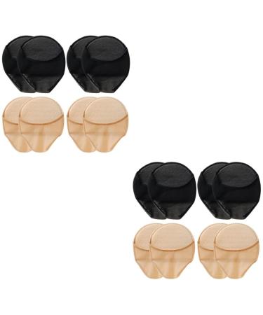 POPETPOP 8 Pairs Half Socks Foot Cushions Forefoot Pad Foot Protectors for Feet Seamless Toe Socks Outdoor Forefoot Pads Toe Covers Cotton Non-Slip Miss Feminine Products