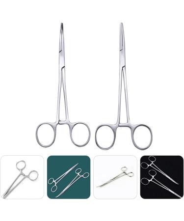2pcs Stainless Steel Pet Hair Removal Forceps Hair Removal Clips Cupping Tong 18X7.5X0.2CM Silver - Buy Online on GoSupps.com
