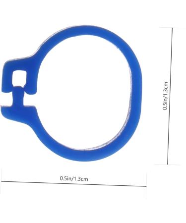 FRCOLOR 200 Pcs Meat Pigeon Anklet Plastic Clips Poultry Leg Ring Pigeons Parrot Bird Ankle Ring 1.3X1.3CMx2pcs Dark Bluex2pcs - Buy Online on GoSupps.com