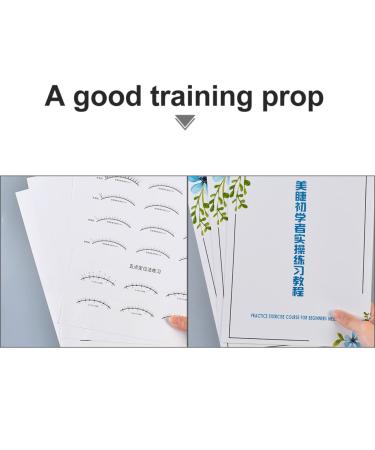 FRCOLOR Eyelash Practice Paper - Self-Adhesive Lash Strips & Grafting Book for Beauty Professionals - Perfect for Eyelash Extensions & Training - Buy Online on GoSupps.com