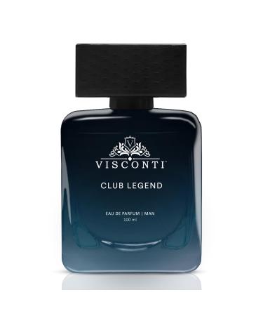 Visconties Club Legend Perfume For Men Eau De Parfum Woody & Spicy Fragrance With Floral Pepper Patchouli Mandarin & Musk with Long Lasting Luxury Perfumes For Party 3.38 fl Oz. - Buy Online on GoSupps.com