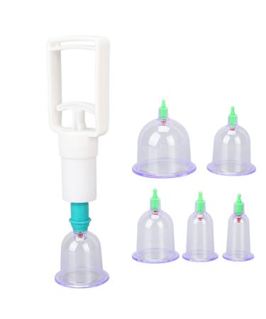 Soft safe stable smooth solid robust suction cup set therapy maker suction cup relaxing muscle professional hand pump body health care for men and