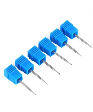 6pcs Tungsten Steel Electric Nail Art Drill Heads | Manicure Grinding Tools - 1.4mm - Buy Online on GoSupps.com