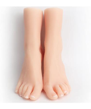 Soft Silicone Lifesize Female Mannequin Leg Foot Display - Pink 37 - Buy Online on GoSupps.com