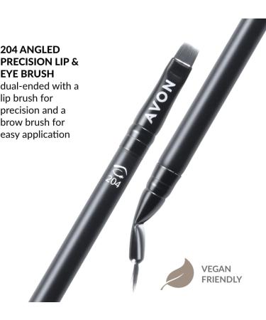 Avon Angled Precision Lip & Eye Brush with Lip Brush for Precision and Angled Brow Brush for Easy Application Vegan Friendly with a Handle Made from Recycled Plastic. - Buy Online on GoSupps.com
