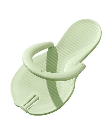 UK Eva Disposable Foldable Flip Flops Pedicure Slippers Anti-Slip Spa Slippers for Salon EVA Foam Sandals for Women and Men 5.5 UK A01 Green