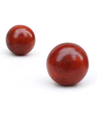 Gleavi 6 STK Wooden Massage Balls for Hands & Body - Stress Reliever & Hand Exercise Tool - Buy Online on GoSupps.com