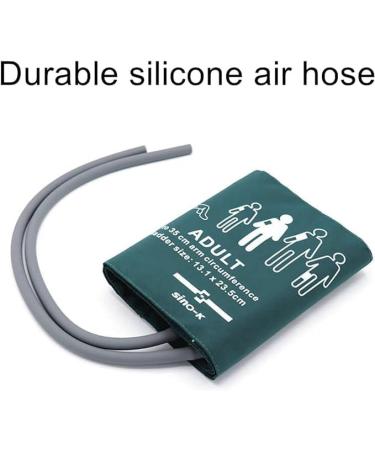 Universal NIBP Cuff for Adult 25-35cm Double Tube Reusable Nylon Replacement Blood Pressure Cuff No Connector. Adult Green Nylon+dual Tubes - Buy Online on GoSupps.com