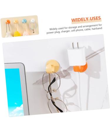 Buy CABILOCK 16 STK Self-Adhesive Wall Hooks - Durable ABS Plastic for Hake Care & Socket Storage - International Shipping Available - Buy Online on GoSupps.com