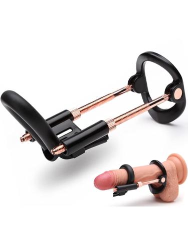 H2SON Penis Extender Penis Stretcher Enlarge Device Penis Length Enlargement Kit Length Penis Train Physical Enlager Device(Rose Gold) B Gold