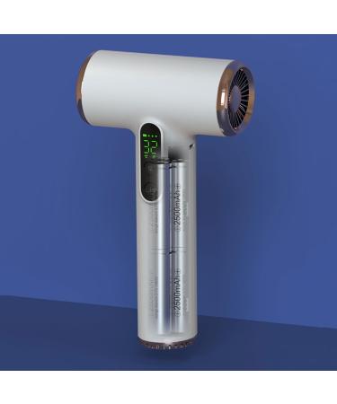 PLCPDM Cordless Hair Dryer Rechargeable Battery Hair Dryers Low Heat Hair Care Blow Dryer Portable Hair Dryer for Camping - Buy Online on GoSupps.com