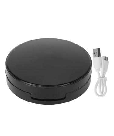 Cushion Foundation Case LED Light Round Mirror Compact Internal Case Cosmetic Empty Package