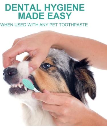 Frienda 7-Piece Pet Toothbrush Set | Double-Sided Soft Silicone Dental Brush Kit for Dogs & Cats | Curved Handle for Easy Cleaning - Buy Online on GoSupps.com
