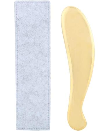 Brass Scraping Board Massager Fascia Acupoint Massage Muscle Pain Relief Gua Sha Tool Improve Promote Metabolism Fit Ergonomic Design for Easy Operation - Buy Online on GoSupps.com