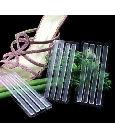Clear Silicone Thin Adhesive Tape for High Heels - 24 Anti-Wear Back Foot Stickers for Women & Girls - Buy Online on GoSupps.com