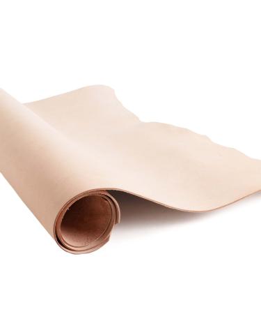 ELW 8-9 oz (3.2-3.6mm) Thickness Weight Pre-Cut 2PCS 6"x12" Vegetable Tanned Leather Cowhide Grade AB Full Grain Leather for Tooling, Carving, Engraving, Molding, Embossing, Stamping, & Dyeing 8-9 oz (3.2-3.6mm) 2PCS 6"x12"