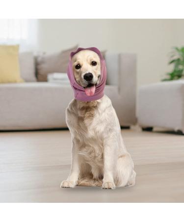 Ulobey Calming Dog Ears Cover - Pet Ear Flap Head Wrap for Noise Protection and Anxiety Relief - Pink, Suitable for Small, Medium, Large Dogs and Cats - Buy Online on GoSupps.com