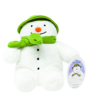 Rainbow Designs Snowman Bean Toy for Newborn 15cm (White)