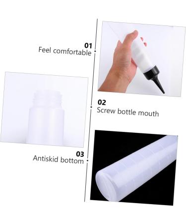 Zerodeko 4 pi ces Bouteilles Teinture Cheveux Rechargeables Flacons Plastique Pointe Fine pour Salon Coiffure Dose Pr cise Shampooing et Soin Chevelu Formats S et Usage Professionnel - Buy Online on GoSupps.com