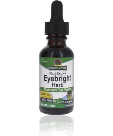  Tudor Nature Answer's Eyebright Herb Extract 1 Oz | Eye & Vision Supports | Non-GMO | Alcohol Free Gluten Free Kosher Certified Vegan & Preservatives Free | Pack of 2 x 30 ml 60 ml Au - Buy Online on GoSupps.com