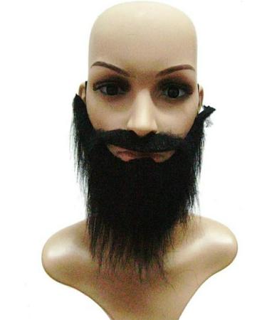WREA Realistic Appearance Fake Beard for Halloween Cosplay and Theme Party Comfortable Fit Plush Fake Beards Mustaches - Buy Online on GoSupps.com