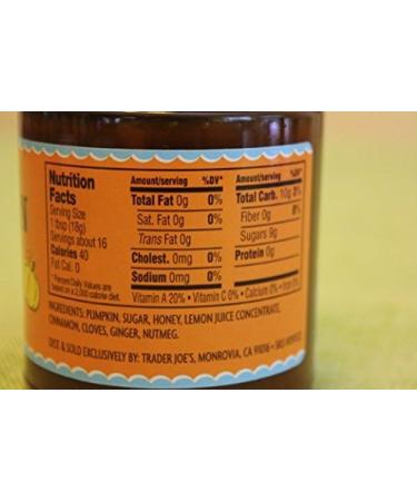Trader Joe's Pumpkin Butter - 2 Jars, 10 Ounces Each - Buy Online on GoSupps.com
