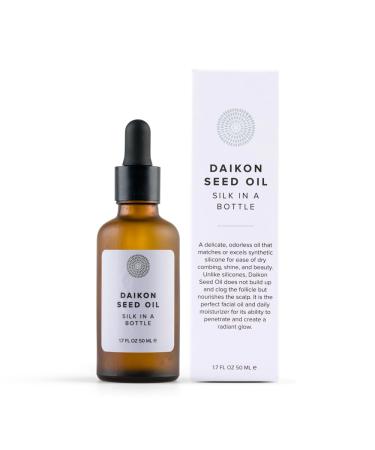 Hairprint Daikon Seed Oil | Lightweight Moisturizer & Conditioner | Nourishes & Softens Hair & Skin | Rich in Essential Fatty Acids & Vitamins | Non-Greasy | Non-Toxic Formula (4 Fl Oz)