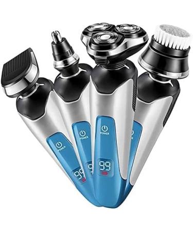 GeRRiT Electric Razor for Men - Waterproof Cordless Rotary Shaver with Beard Trimmer & LED Display - Perfect for Travel | USB Rechargeable - Buy Online on GoSupps.com