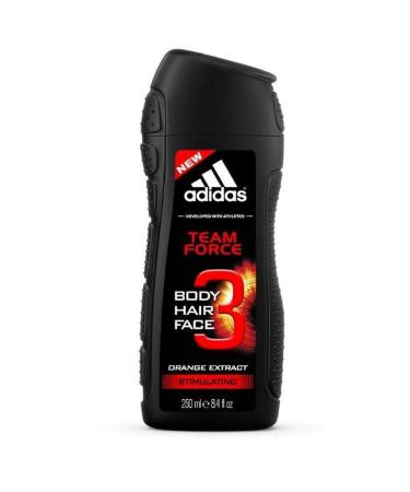 Adidas Shower Gel for Men Team Force 8.4 Ounce