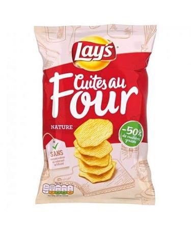 LAY'S - Plain Oven Baked Chips 130G - Pack of 2 - best offer