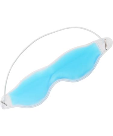 Gel Eye Mask for Puffiness & Tired Eyes - Cooling Soothing Goggles - 18.5x5cm Blue | International Shipping - Buy Online on GoSupps.com