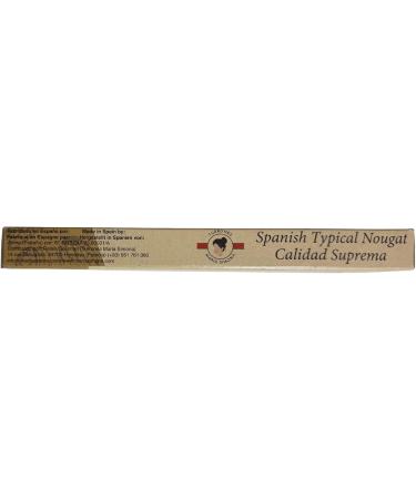 Turr n Mou de Jijona 200 g Maria Simona | Nougat Espagnol Tendre Artisanal | 70% d Amandes Grill es | Sans Gluten Sans Additifs | Douceur Traditionnelle de No l - Buy Online on GoSupps.com
