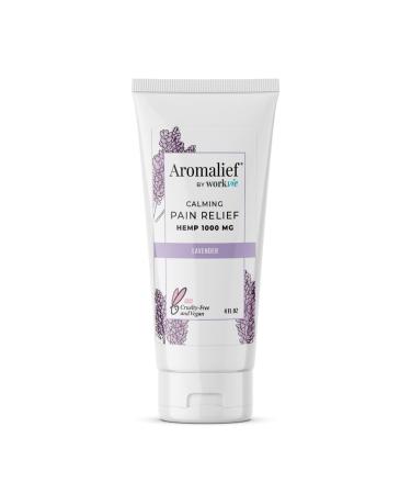 Aromalief Hemp Cream with Lavender Aromatherapy - 1000MG Made in USA - Relieve Muscle & Joint Pain- Menthol Glucosamine Chondroitin MSM - Vegan & Cruelty-Free