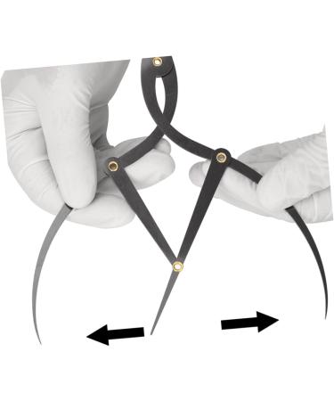 FOMIYES Tool Balance Caliper Ruler Eyebrow Grooming Ruler Eyebrow Ruler Measuring Ruler Curve Scale - Buy Online on GoSupps.com