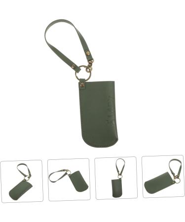 DOITOOL 1pc Spray Bottle Roller Bottle Cover Travel Hand Sanitiser Travel Bottle Covers Hand Soap Holder Cosmetic Containers Funnels Leather Key Fob Pu Bottle Cap - Buy Online on GoSupps.com