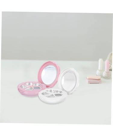  POPETPOP POPETPOP 2-Piece Set of Practical Makeup Trays for Lips and Eyeshadows Multi-Compartment Storage Boxes for Home Use - Buy Online on GoSupps.com