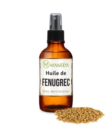 Fenugreek Oil 100 ml 100% Natural - with applicator - Amber glass bottle. 100 ml (Pack of 1)