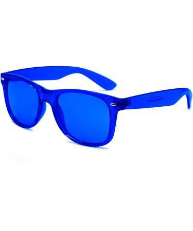 Blue Color Therapy Mood Glasses for Chakra Healing | Purple Canyon - Buy Online on GoSupps.com