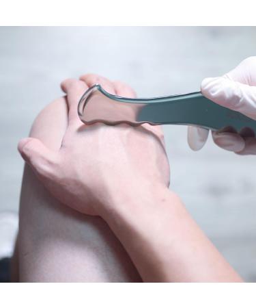 Tansozer Gua Sha Massage Tool - Medical Grade Stainless Steel Soft Tissue Fascia Scraping Tool | 24 Styles Available for International Shipping - Buy Online on GoSupps.com
