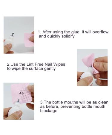 1000 Pcs Lint Free Nail Wipes - Faiteary Absorbent Gel Nail Polish Remover Pads & Cleaning Wipes for Nails & Eyelash Extensions - Non Lint & Soft - Buy Online on GoSupps.com