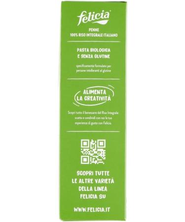  Italian Gourmet E.R. Felicia Penne di Riso Integrale Pasta 100% Brown Rice from the Italian Supply Chain Organic and Natural Gluten Free 340g Package + 400g Box Italian Gourmet Tomato Pulp - Buy Online on GoSupps.com