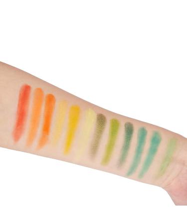 40 Colors Rotate Eyeshadow Palette - ColoUndur Neon Rainbow Matte & Glitter Shades for Professional Makeup | International Shipping Available - Buy Online on GoSupps.com