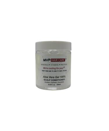 Scalp Conditioner Aloe Vera Gel 100% Promote Hair Growth Reduce Loss aids Dandruff Seborrheic Dermatitis and more 8.45 Ounce Jar