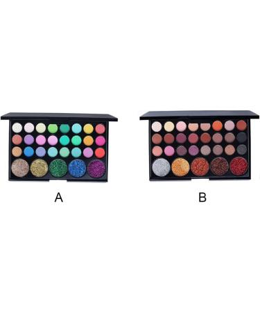 miduoidn Popfeel Three-dimensional Eyeshadow Waterproof Eye Shadow Box Matte Shimmer Lightweight Cosmetics Beauty with Fine Powder Home No.2 1 count (Pack of 1) - Buy Online on GoSupps.com