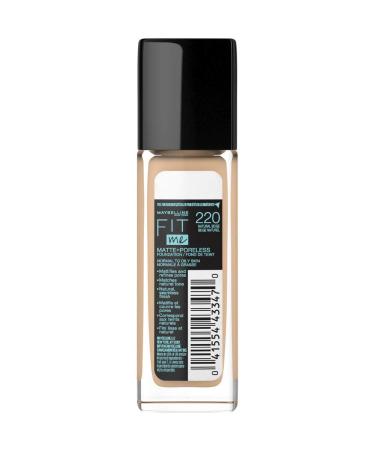 Maybelline Fit Me Matte + Poreless Liquid Foundation Natural Beige 1 fl oz - Oil-Free Formula - Pack of 1 - Buy Online on GoSupps.com