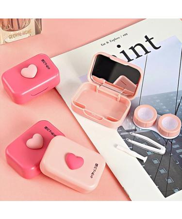 ikappy Rose Red Contact Lens Box & Case - Stylish Storage for Your Contacts | Shop Internationally - Buy Online on GoSupps.com