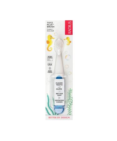 RADIUS Totz Plus Toothbrush 3+ Years White/Blue 1 Toothbrush