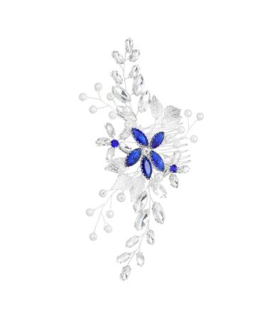 Didiseaon Headwear for Women Bride Headpieces for Wedding Accessories for Women Hair Barrettes for Women Accesorios Para Mujer Rhinestone Headpiece Hair Clip Comb Women's Dress