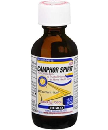 Humco Camphor Spirit USP 2 oz (Pack of 6)