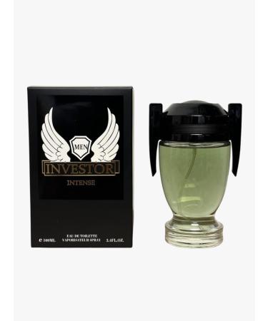 Investor Intense Cologne for Men 3.4oz/100ml (Our Impression of Invitcus Black) Eau de Toilette Natural spray - Buy Online on GoSupps.com